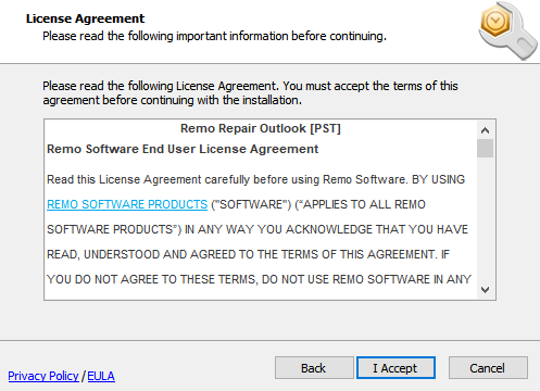 Remo Repair Outlook