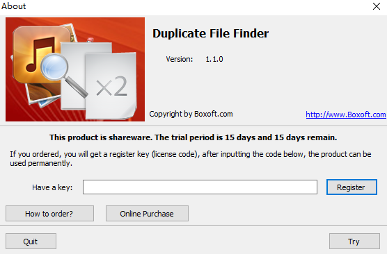 Boxoft Duplicate File Finder