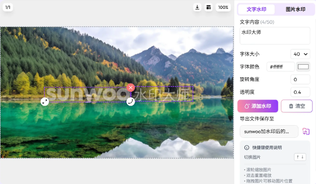 sunwoo水印大师电脑版