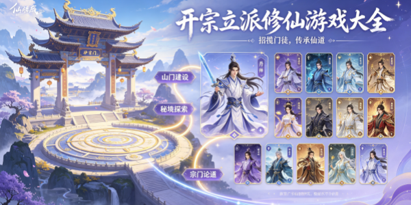 开宗立派的修仙游戏大全